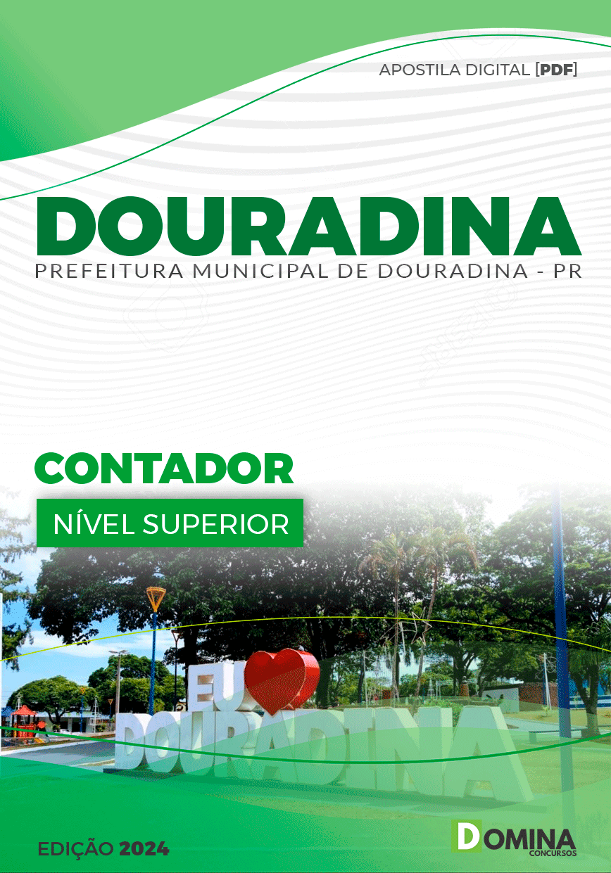 Apostila Contador Douradina PR 2024