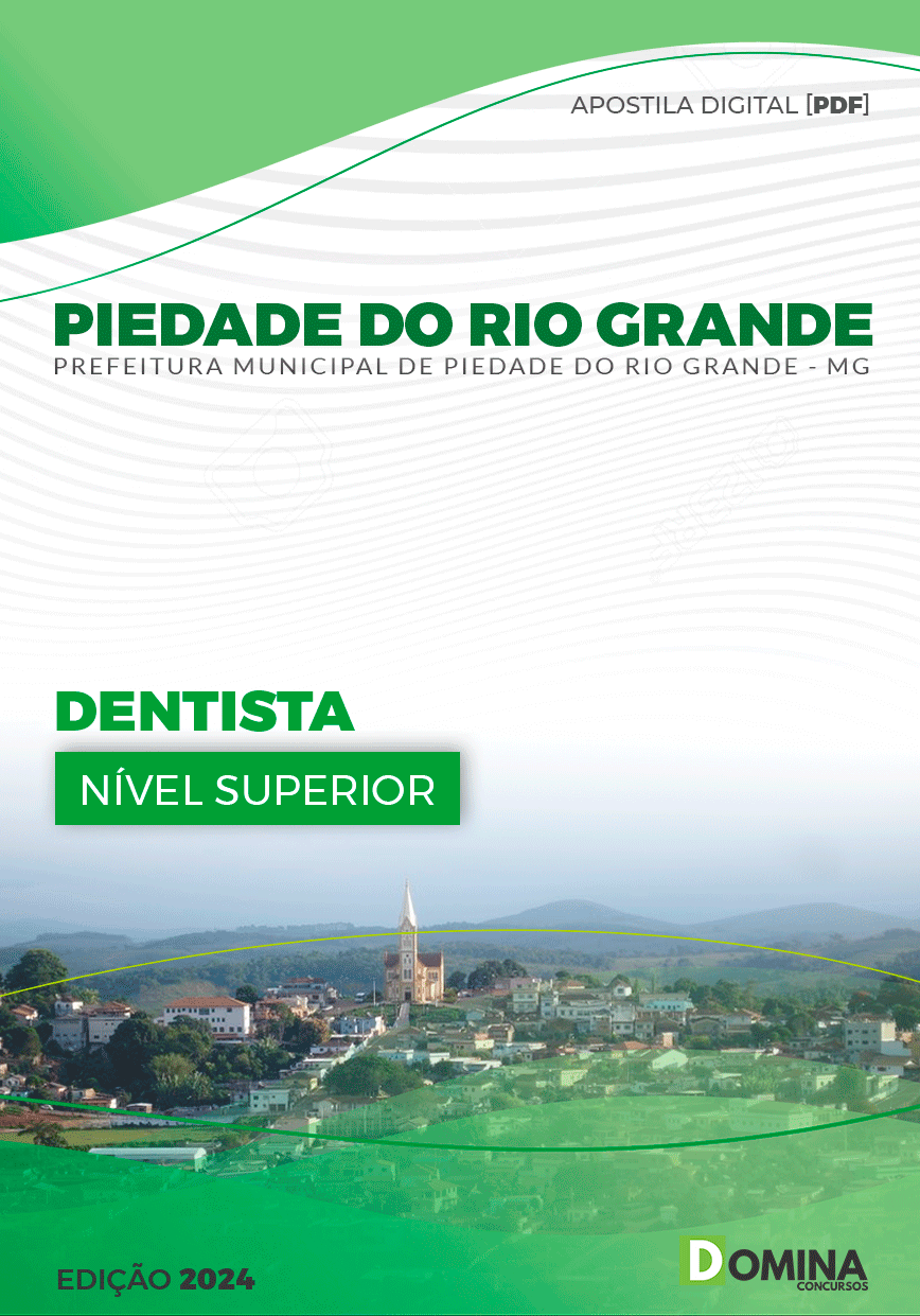 Apostila Dentista Piedade do Rio Grande MG 2024