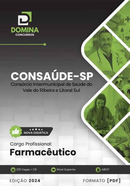 Apostila Farmacêutico Consaúde SP 2024