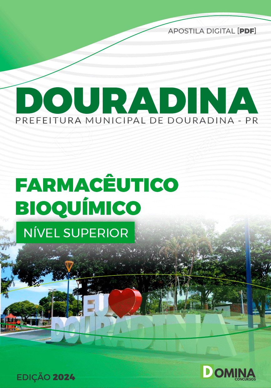 Apostila Farmacêutico Bioquímico Douradina PR 2024