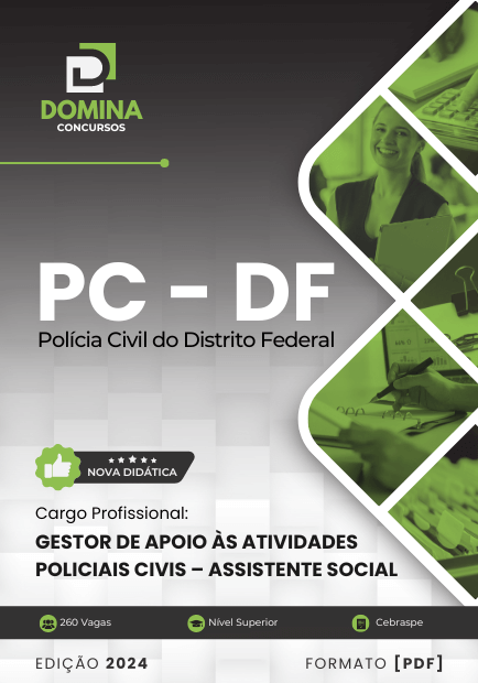 Apostila Assistente Social PC DF 2024