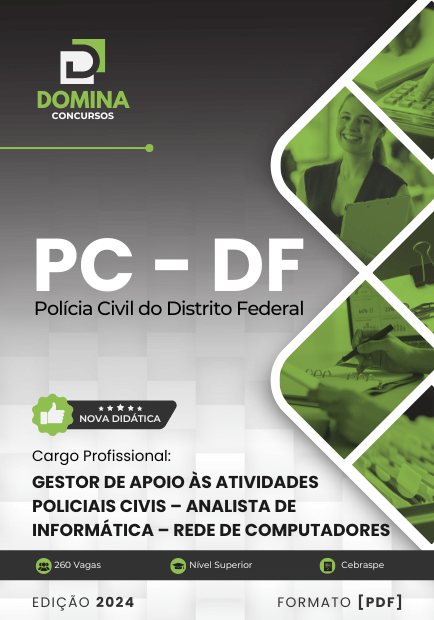 Apostila Analista de Informática Rede Computadores PC DF 2024