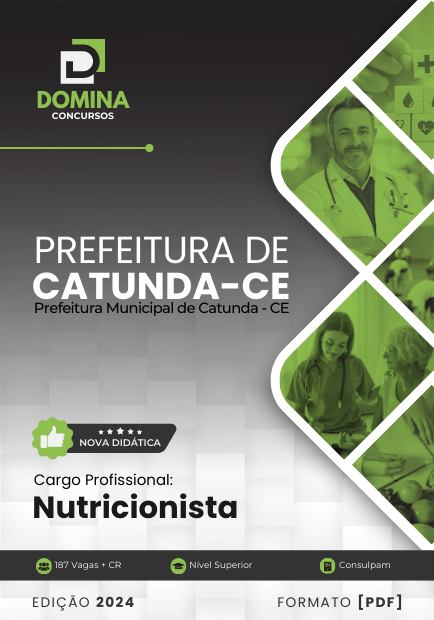 Apostila Nutricionista Catunda CE 2024