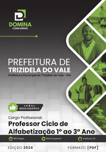 Apostila Professor de Alfabetização Trizidela do Vale MA 2024