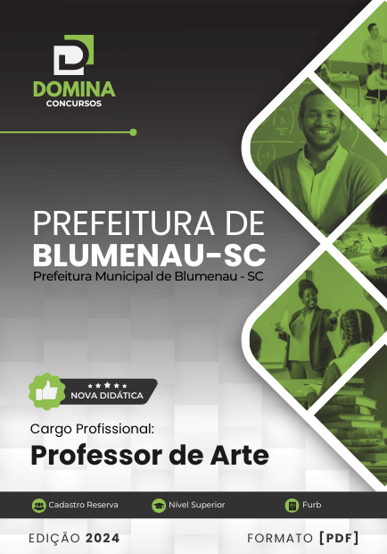 Apostila Professor de Arte Blumenau SC 2024