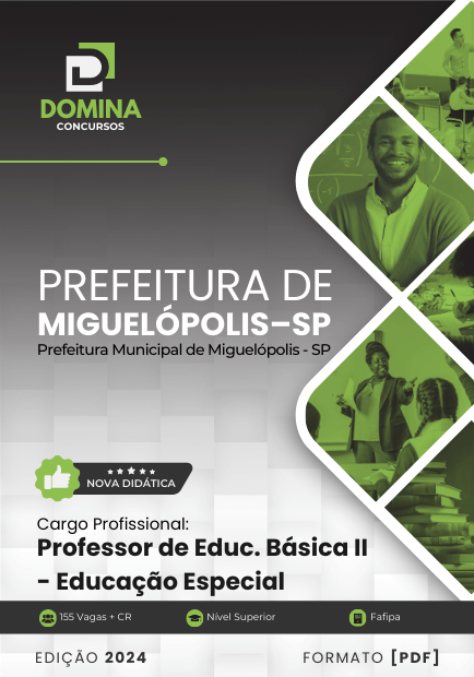 Apostila Professor de Educação Especial Miguelópolis SP 2024