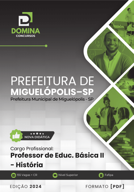 Apostila Professor de História Miguelópolis SP 2024