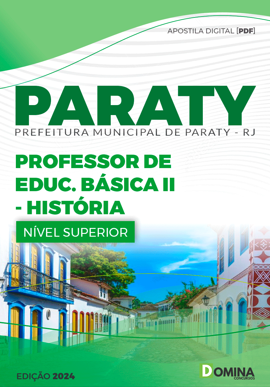 Apostila Professor de História Paraty RJ 2024