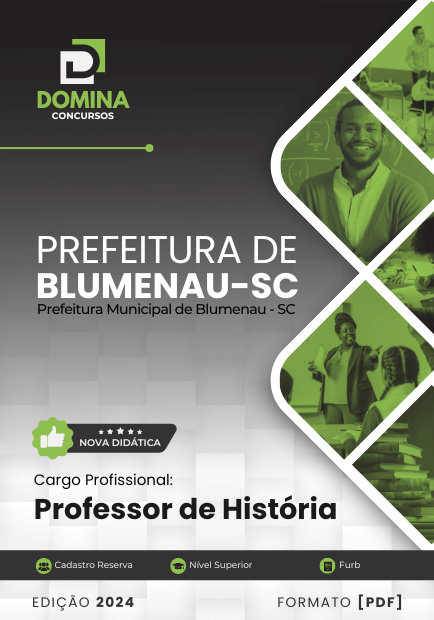 Apostila Professor de História Blumenau SC 2024