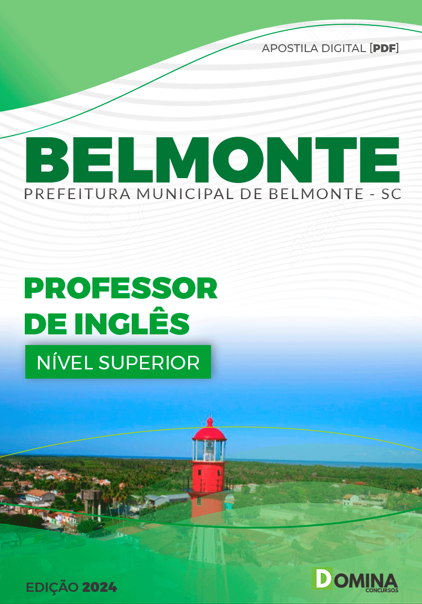 Apostila Professor de Inglês Belmonte SC 2024