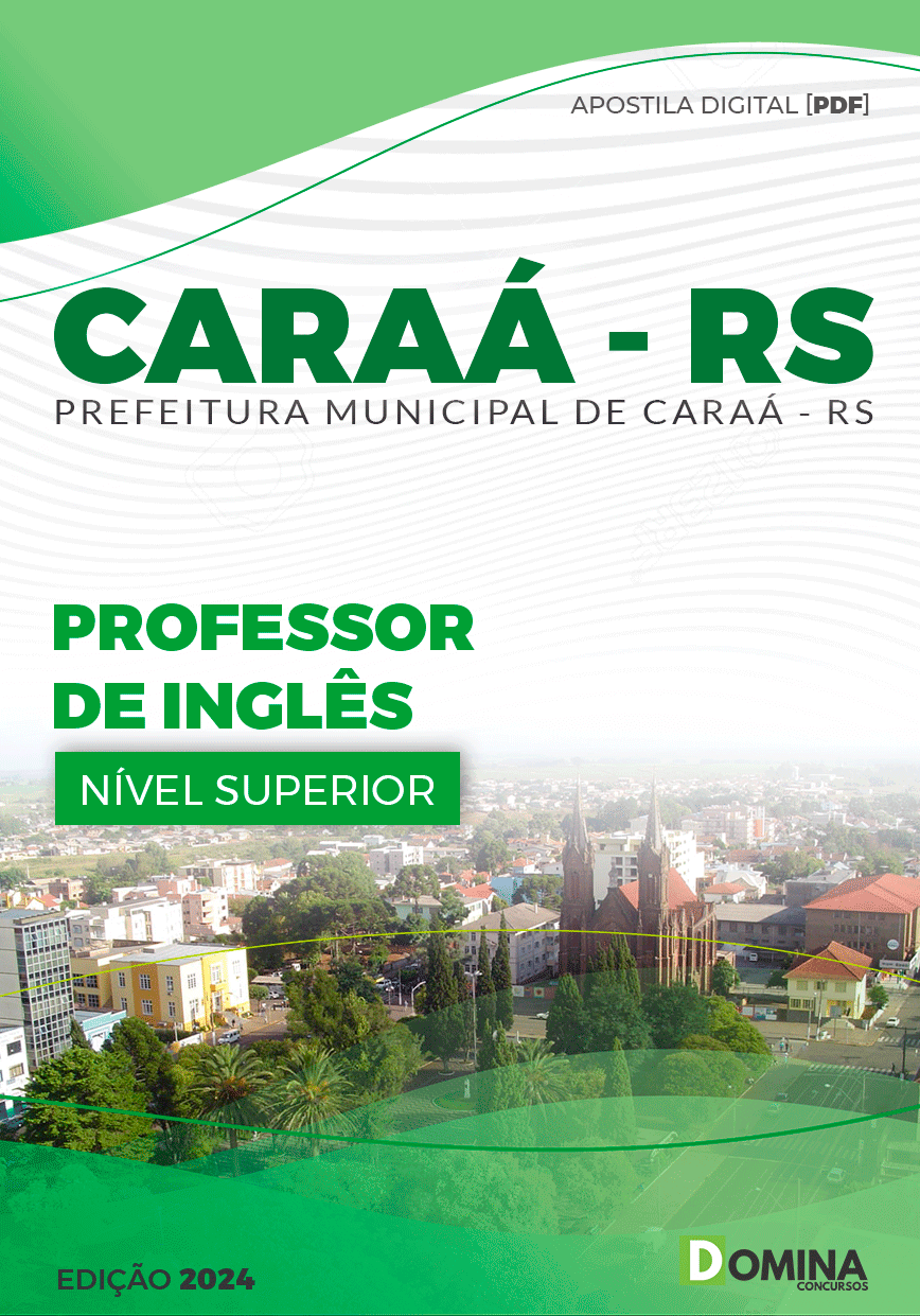 Apostila Professor de Inglês Caraá RS 2024