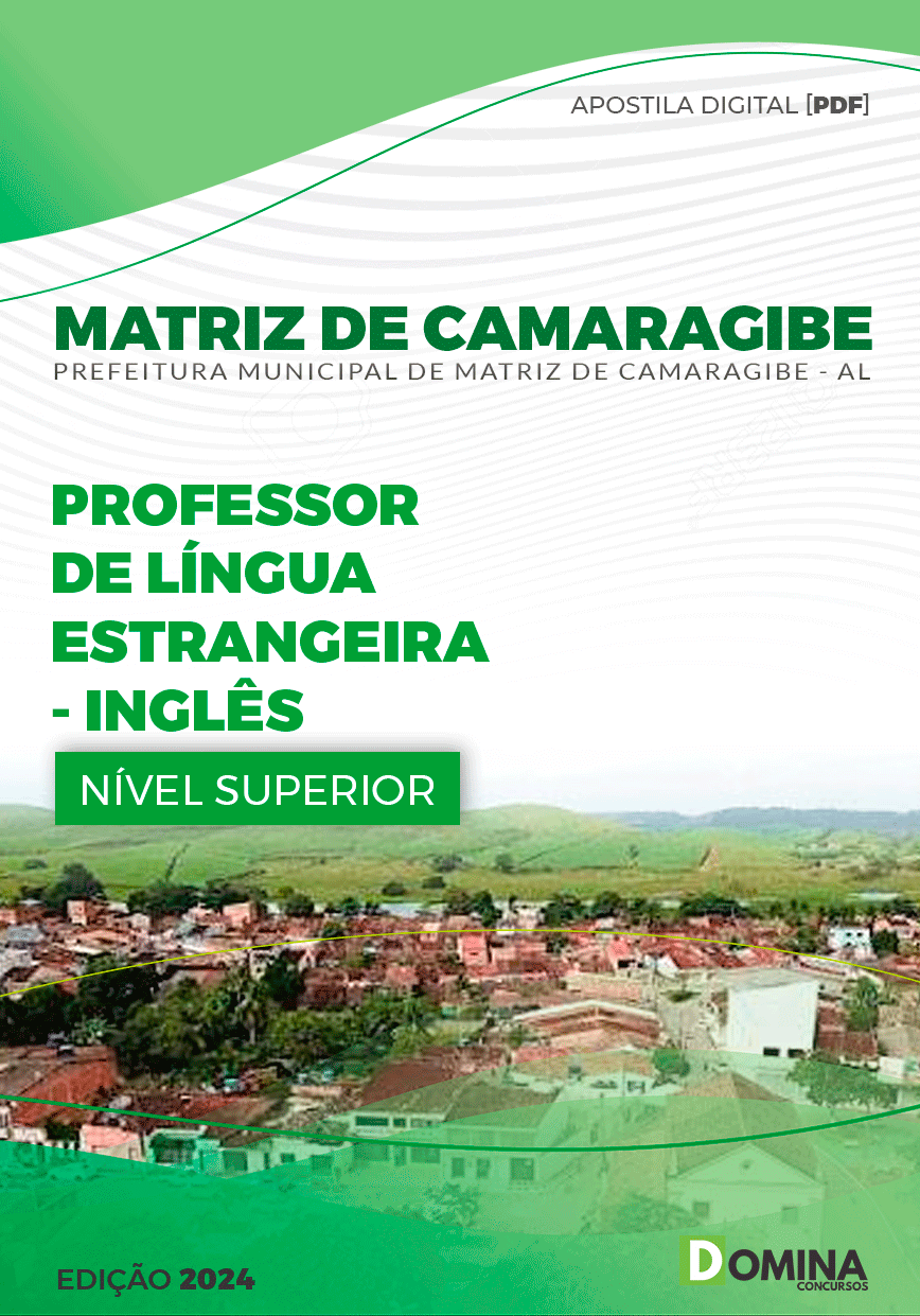 Apostila Professor de Inglês Matriz de Camaragibe AL 2024