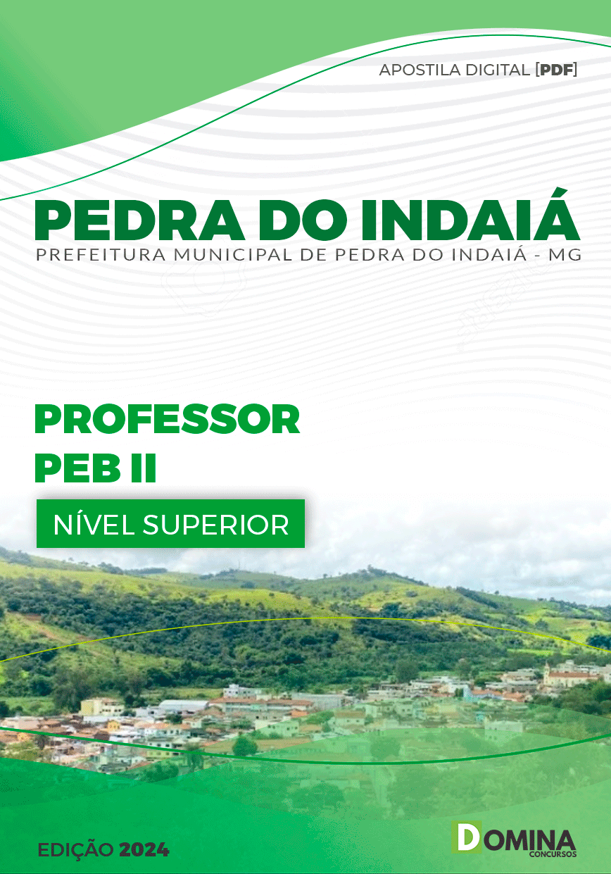 Apostila Professor II Pedra do Indaiá MG 2024