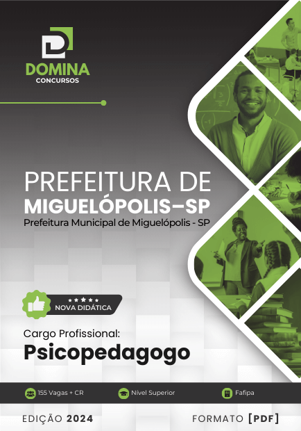 Apostila Psicopedagogo Miguelópolis SP 2024