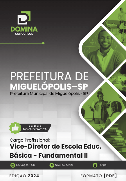 Apostila Vice-Diretor de Escola Miguelópolis SP 2024