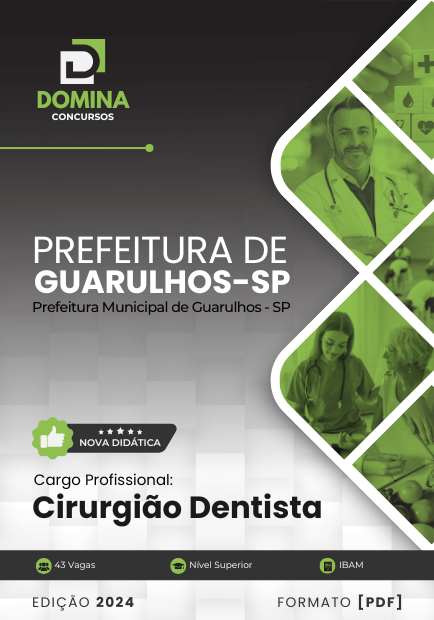 Apostila Cirurgião Dentista Guarulhos SP 2024