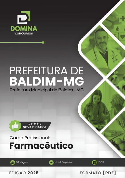 Apostila Farmacêutico Baldim MG 2025