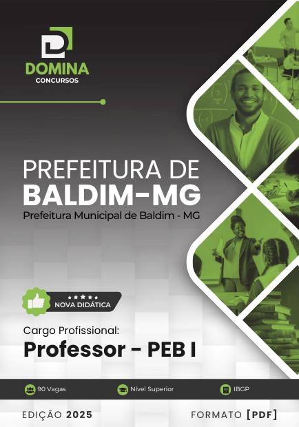 Apostila Professor PEB Baldim MG 2025