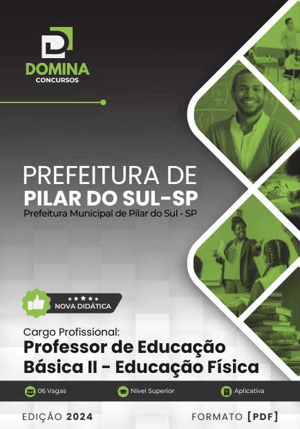 Apostila Professor de Educação Física Pilar do Sul SP 2024