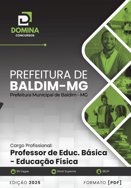 Apostila Professor de Educação Física Baldim MG 2025