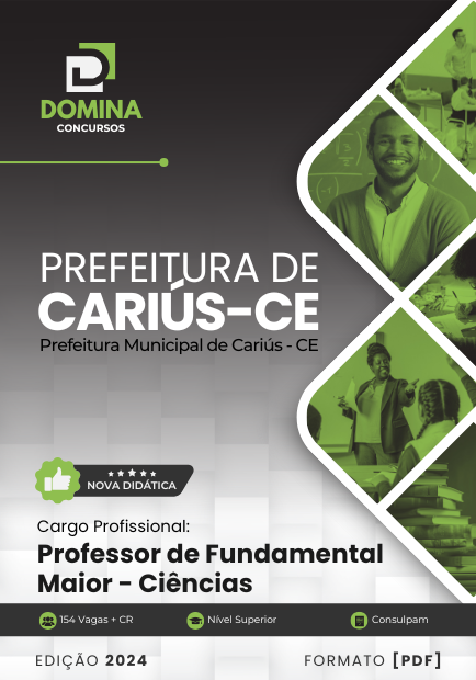 Apostila Professor de Ciências Cariús CE 2024