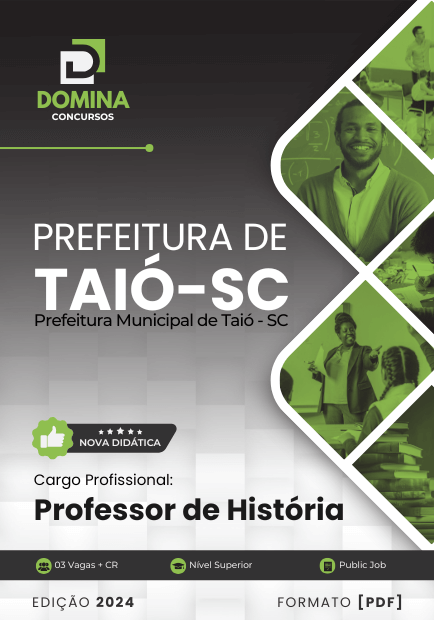 Apostila Professor de História Taió SC 2024