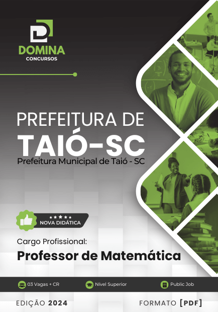 Apostila Professor de Matemática Taió SC 2024