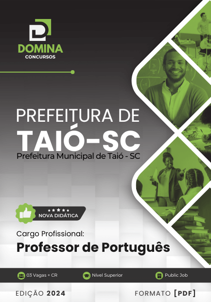 Apostila Professor de Português Taió SC 2024