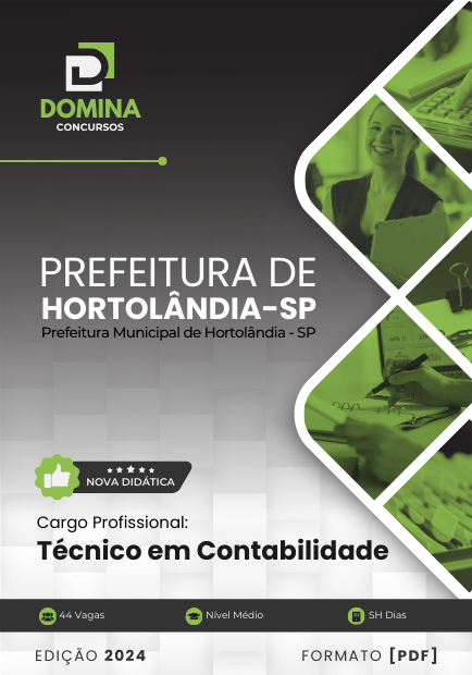 Apostila Técnico em Contabilidade Hortolândia SP 2024