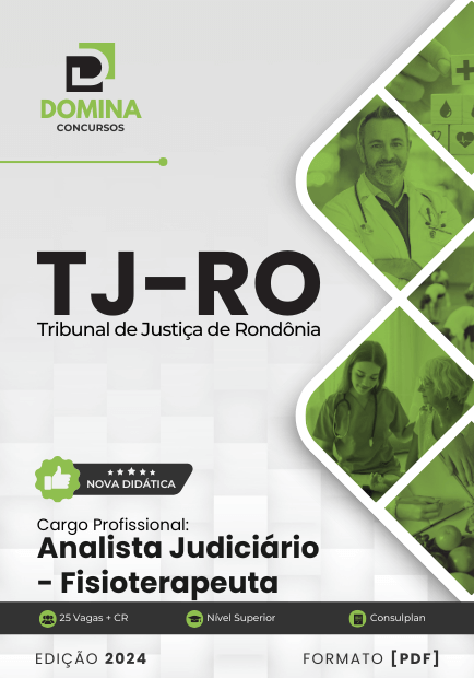 Apostila Analista Judiciário Fisioterapeuta TJ RO 2024