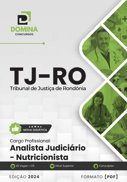 Apostila Analista Judiciário Nutricionista TJ RO 2024