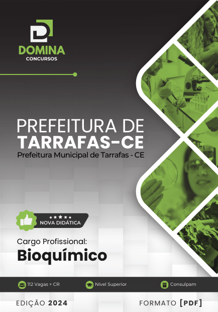 Apostila Bioquímico Prefeitura Tarrafas CE 2024