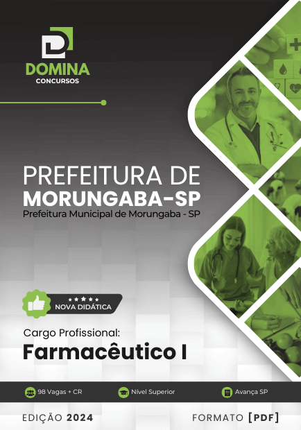 Apostila Farmacêutico Morungaba SP 2024