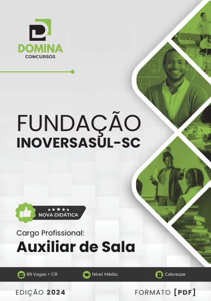 Apostila Auxiliar de Sala Fundação InoversaSul 2024