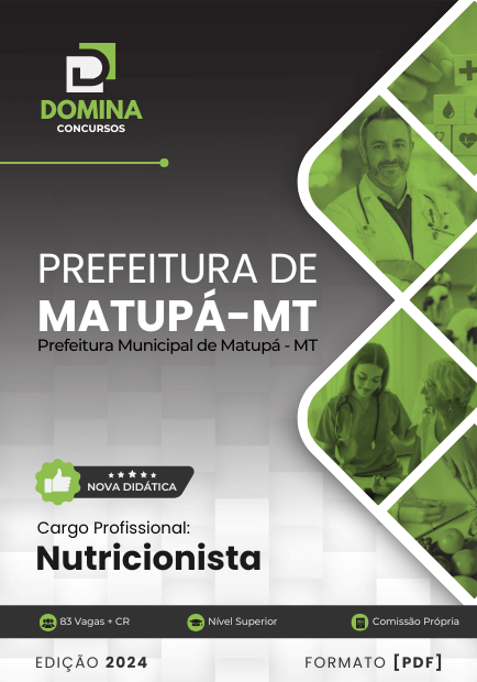 Apostila Nutricionista Matupá MT 2024