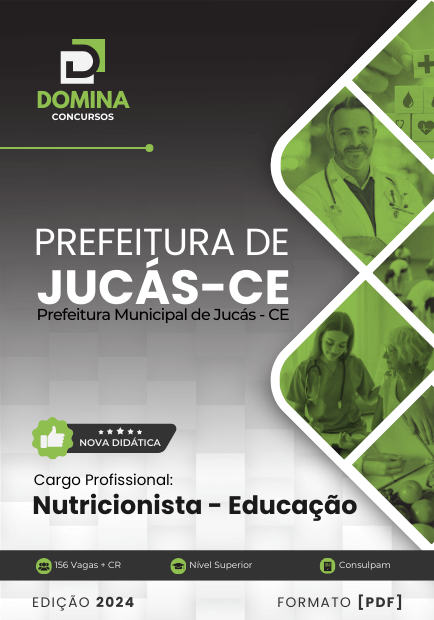 Apostila Nutricionista Educação Jucás CE 2024