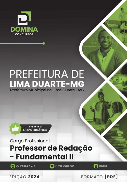 Apostila Professor de Redação Lima Duarte MG 2024