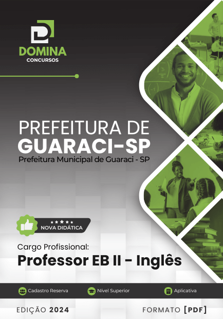 Apostila Professor de Inglês Guaraci SP 2024