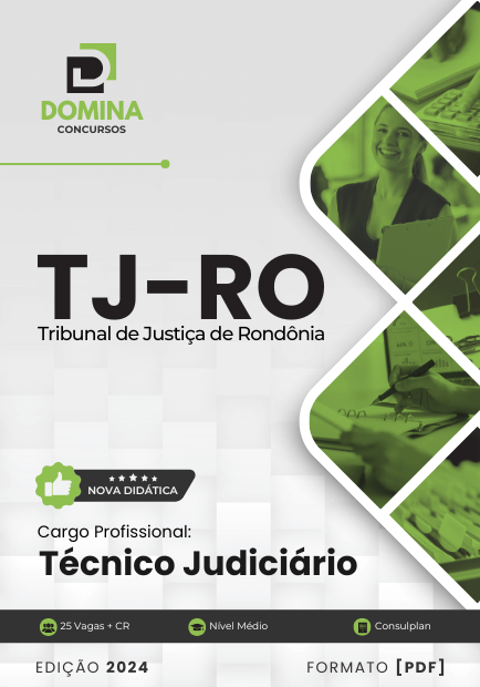 Apostila Técnico Judiciário TJ RO 2024