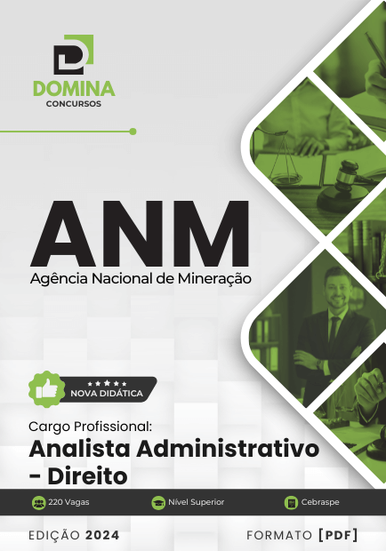 Apostila Analista Administrativo Direito ANM 2024