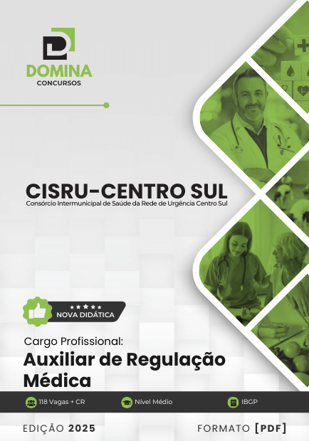 Apostila Auxiliar Regulação Médica CISRU SAMU MG 2025