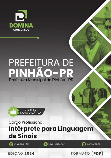 Apostila Intérprete para Linguagem de Sinais Pinhão PR 2024