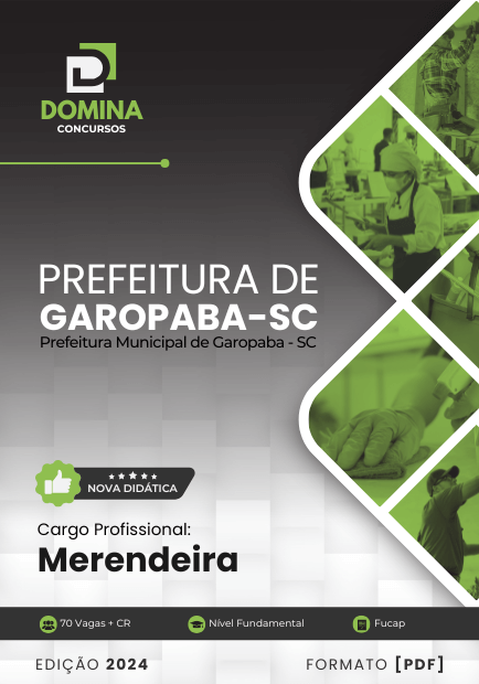 Apostila Merendeira Garopaba SC 2024