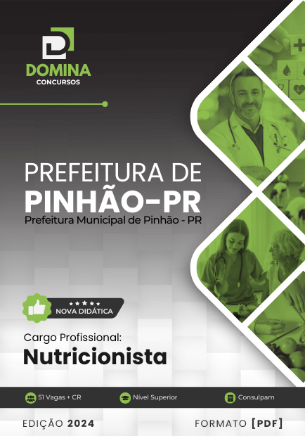 Apostila Nutricionista Pinhão PR 2024