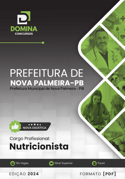 Apostila Nutricionista Nova Palmeira PB 2024