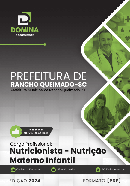 Apostila Nutricionista Prefeitura Rancho Queimado SC 2024