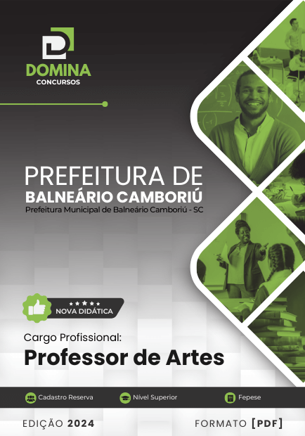 Apostila Professor de Arte Balneário Camboriú SC 2024