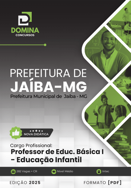 Apostila Professor de Educação Infantil Jaíba MG 2025