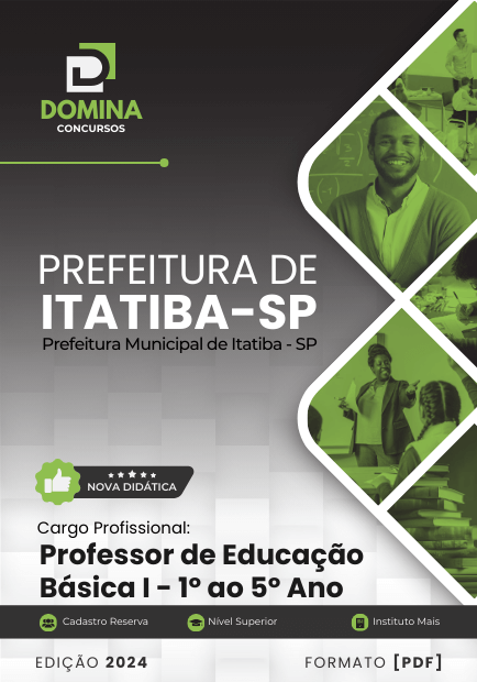 Apostila Professor de Educação Básica Itatiba SP 2024