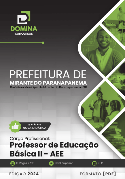 Apostila Professor Educação Básica Mirante do Paranapanema SP 2024